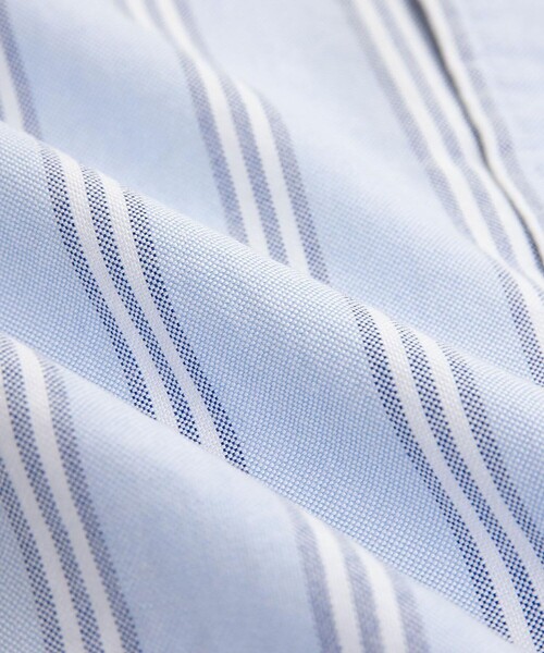 BROOKS BROTHERS(ブルックスブラザーズ)の「コットンオックスフォード ストライプ フライデーシャツ(シャツ/ブラウス・メンズ・ブルー/ピンク/イエロー/ホワイト/パープル・X-SMALL/X-LARGE/MEDIUM/SMALL/LARGE)」の9枚目の写真