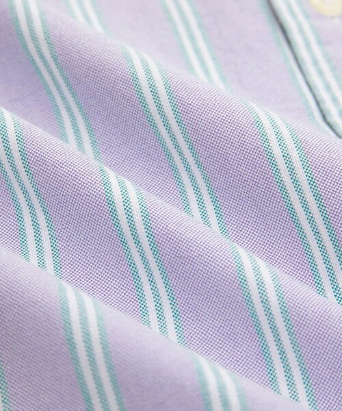 BROOKS BROTHERS(ブルックスブラザーズ)の「コットンオックスフォード ストライプ フライデーシャツ(シャツ/ブラウス・メンズ・ブルー/ピンク/イエロー/ホワイト/パープル・X-SMALL/X-LARGE/MEDIUM/SMALL/LARGE)」の11枚目の写真
