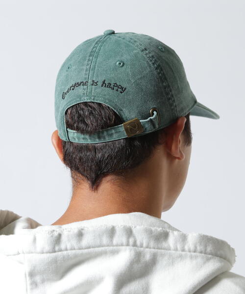 The Make Happy Studio（ザメイクハッピーストゥディオ）の「The Make Happy Studio/ザメイクハッピーストゥディオ/SMILE CAP（キャップ・メンズ・ベージュ/グレー系その他3/モスグリーン・F）」の14枚目の写真