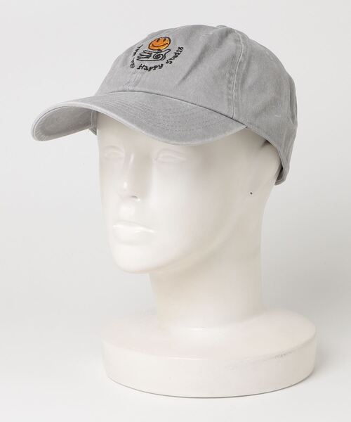 The Make Happy Studio（ザメイクハッピーストゥディオ）の「The Make Happy Studio/ザメイクハッピーストゥディオ/SMILE CAP（キャップ・メンズ・ベージュ/グレー系その他3/モスグリーン・F）」の4枚目の写真