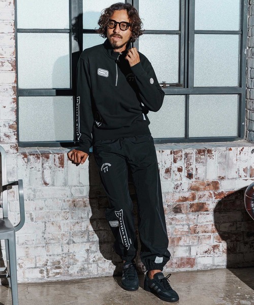 seventy seven（セブンティセブン）の「msw1771-middle onz half zip sweat shirt(25W) スウェット(7725W230)（スウェット・メンズ・アッシュ/ホワイト/ブラック・XL/L/M）」の19枚目の写真