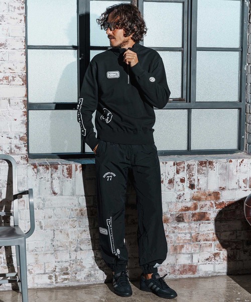 seventy seven（セブンティセブン）の「msw1771-middle onz half zip sweat shirt(25W) スウェット(7725W230)（スウェット・メンズ・アッシュ/ホワイト/ブラック・XL/L/M）」の20枚目の写真