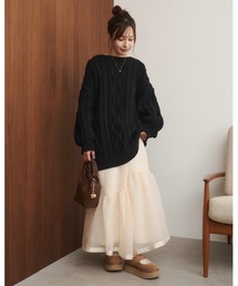 moi tytto | バックオープンニットPO(ニット/セーター)