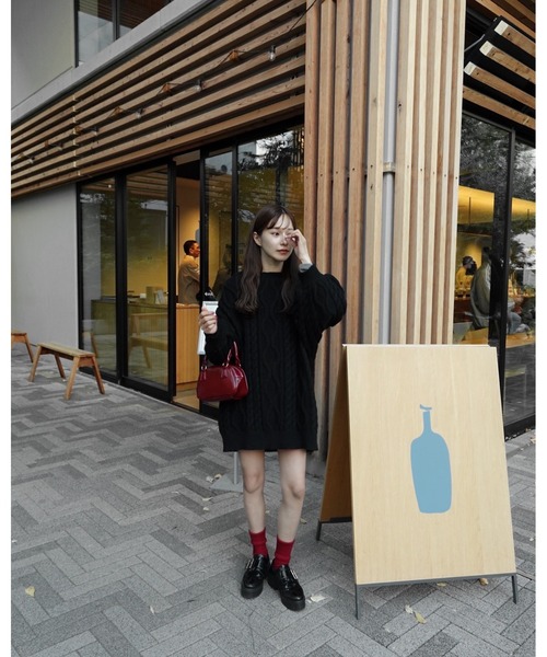 moi tytto（モイテュット）の「バックオープンニットPO（ニット/セーター・レディース・ナチュラル/ブラック/レッド/ブラウン・FREE）」の11枚目の写真