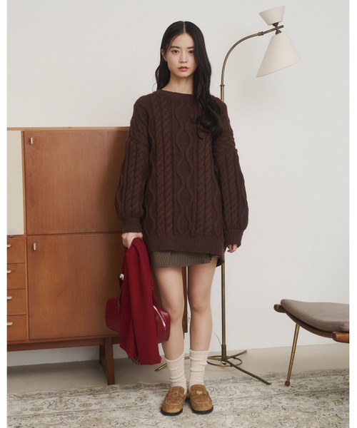 セール】バックオープンニットPO（ニット/セーター）｜moi tytto