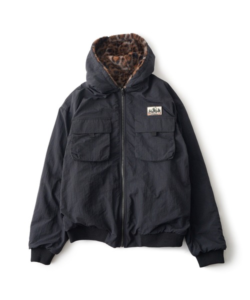 Subciety(サブサエティ)の「Reversible nylon fur blouson(ブルゾン・メンズ・オリーブ/ブラック/キャメル・X-LARGE/LARGE/MEDIUM/SMALL)」の4枚目の写真
