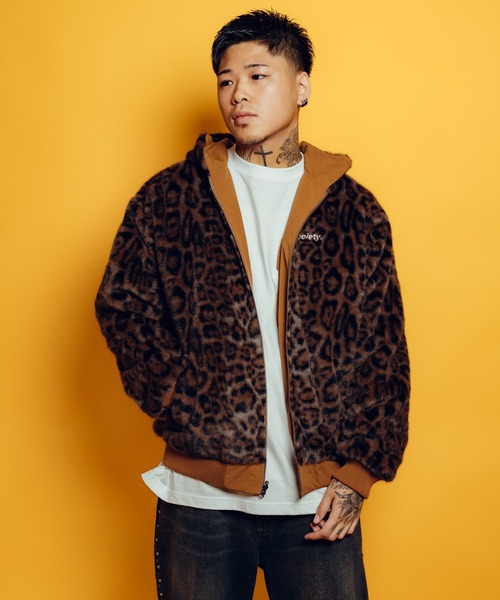 Subciety(サブサエティ)の「Reversible nylon fur blouson(ブルゾン・メンズ・オリーブ/ブラック/キャメル・X-LARGE/LARGE/MEDIUM/SMALL)」の21枚目の写真