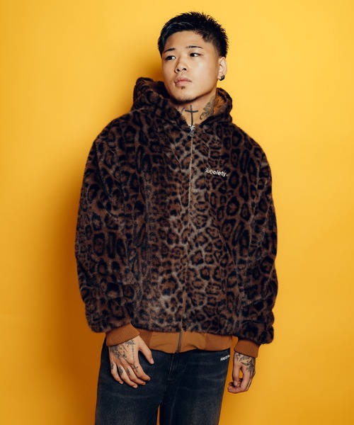 Subciety(サブサエティ)の「Reversible nylon fur blouson(ブルゾン・メンズ・オリーブ/ブラック/キャメル・X-LARGE/LARGE/MEDIUM/SMALL)」の22枚目の写真