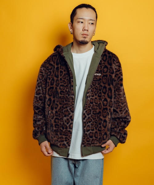 Subciety(サブサエティ)の「Reversible nylon fur blouson(ブルゾン・メンズ・オリーブ/ブラック/キャメル・X-LARGE/LARGE/MEDIUM/SMALL)」の17枚目の写真