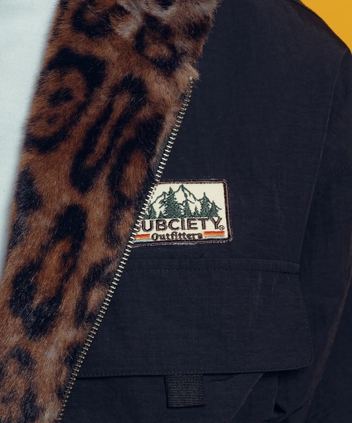 Subciety(サブサエティ)の「Reversible nylon fur blouson(ブルゾン・メンズ・オリーブ/ブラック/キャメル・X-LARGE/LARGE/MEDIUM/SMALL)」の14枚目の写真