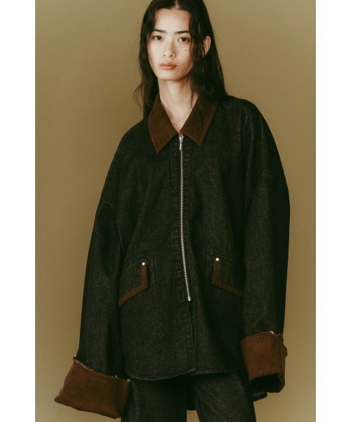 denim over shirt jacket(unisex)（デニムジャケット）｜Knuth Marf