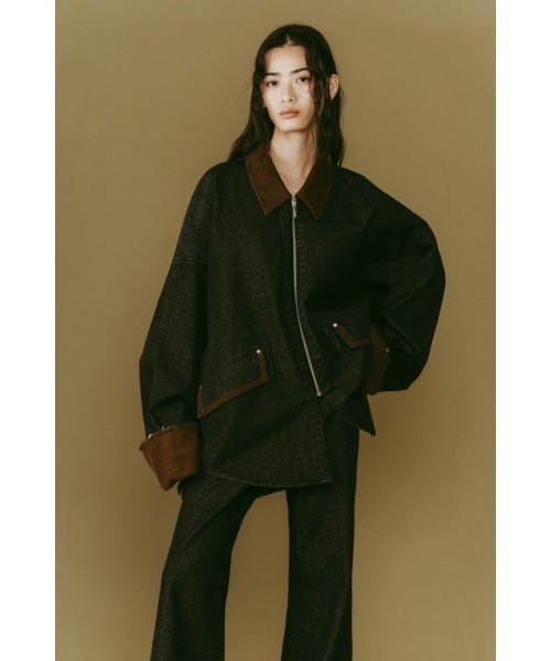 denim over shirt jacket(unisex)（デニムジャケット）｜Knuth Marf