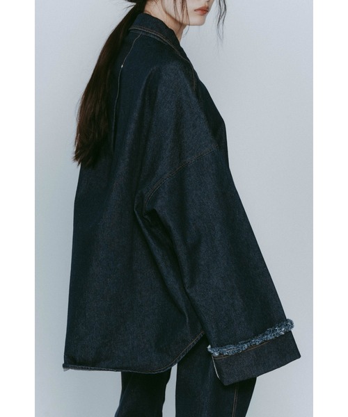 denim over shirt jacket(unisex)（デニムジャケット）｜Knuth Marf