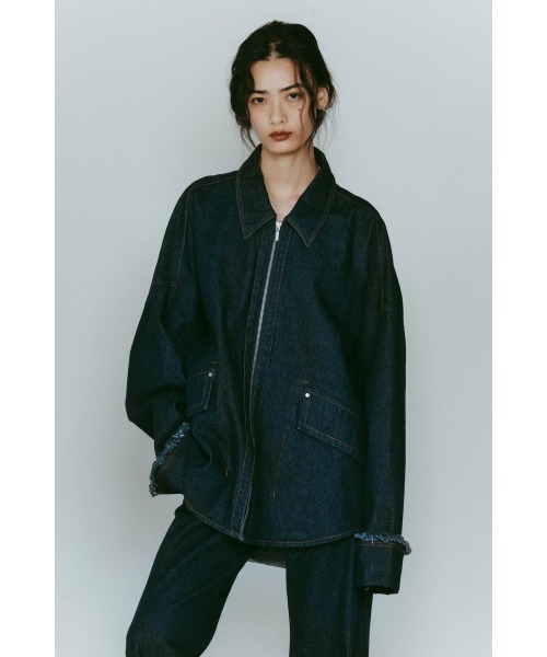 ジャケット・アウター denim over shirt jacket(unisex)/indigo denim over shirt jacket(unisex)（デニムジャケット）｜Knuth Marf