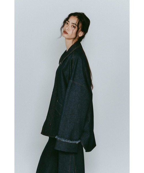 denim over shirt jacket(unisex)（デニムジャケット）｜Knuth Marf