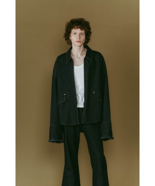 denim over shirt jacket(unisex)（デニムジャケット）｜Knuth Marf