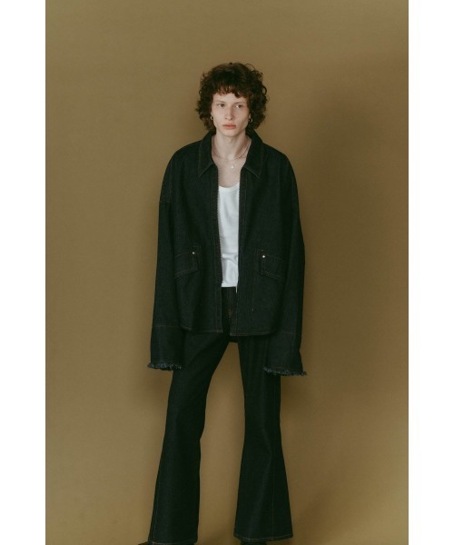 denim over shirt jacket(unisex)（デニムジャケット）｜Knuth Marf