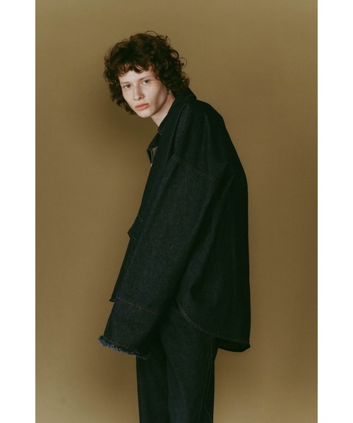 denim over shirt jacket(unisex)（デニムジャケット）｜Knuth Marf