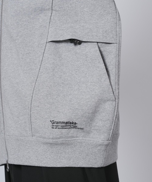 B.C STOCK(ベーセーストック)の「【OLIVEDRAB/オリーブドラブ】キャリーポケット ジップパーカー(パーカー・メンズ・グレー/ブラック/アイボリー・MEDIUM/LARGE)」の13枚目の写真