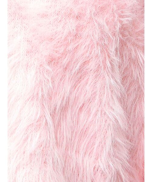 GYDA（ジェイダ）の「シャギーショートLOOSEニットトップス（ニット/セーター・レディース・ピンク/グレー/オフホワイト/スカイブルー・FREE）」の6枚目の写真