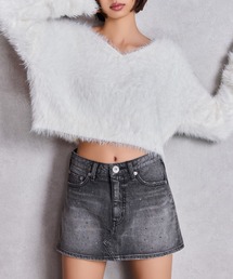 GYDA | シャギーショートLOOSEニットトップス(ニット/セーター)