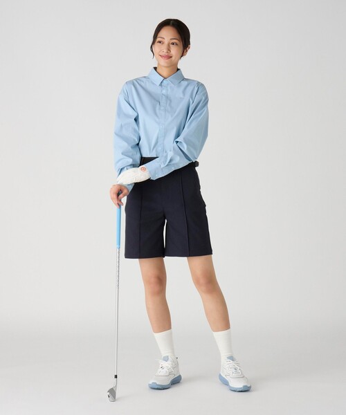 TaylorMade（テーラーメイド）の「【別注】＜TaylorMade×UNITED ARROWS＞ ウィメンズ ミドルレングス ショーツ（その他パンツ・レディース・ブラック/ネイビー・M/L/S）」の4枚目の写真