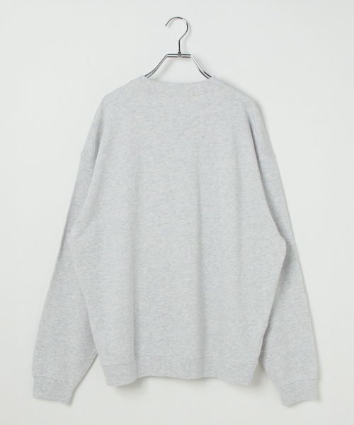 GLOBAL WORK（グローバルワーク）の「ソフトタッチスウェット/無地/580795（スウェット・メンズ・ネイビー/ホワイト/グリーン/杢グレー・SMALL/MEDIUM/LARGE/X-LARGE）」の15枚目の写真