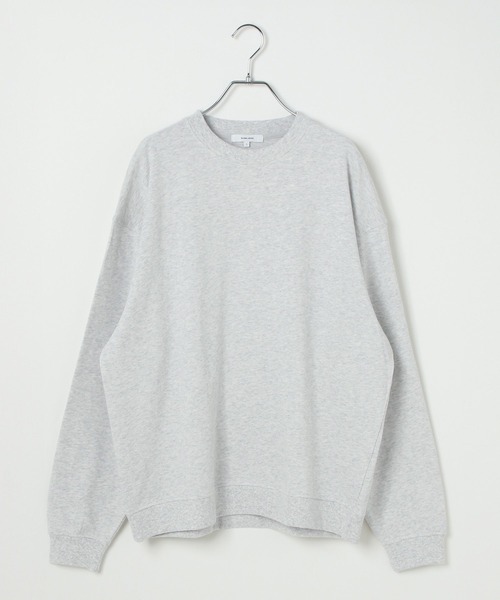 GLOBAL WORK（グローバルワーク）の「ソフトタッチスウェット/無地/580795（スウェット・メンズ・ネイビー/ホワイト/グリーン/杢グレー・SMALL/MEDIUM/LARGE/X-LARGE）」の9枚目の写真