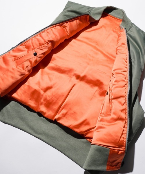 THRIFTY LOOK（スリフティールック）の「THRIFTY LOOK / スリフティールック EMBROIDERY MA-1 VEST スカジャン 刺しゅう MA-1 ベスト（ベスト・メンズ・ブラック/オリーブドラブ・MEDIUM/X-SMALL/LARGE）」の17枚目の写真