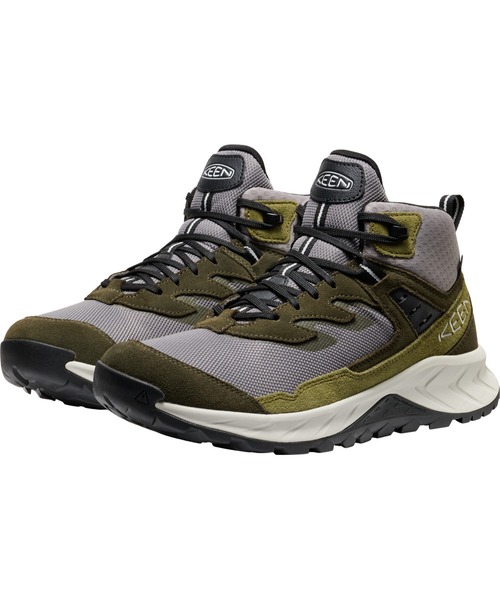 KEEN(キーン)の「HIGHTRAIL MID WP / ハイトレイル ミッド ウォータープルーフ / メンズ トレッキングシューズ 防水(その他シューズ・メンズ・グレー系その他・25.5cm/26cm/26.5cm/27cm/27.5cm/28cm/28.5cm/29cm/30cm/25cm)」の11枚目の写真