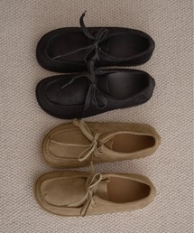 lawgy(EW[)stitch moccasin flat shoes / Xeb`JVtbgV[Y(JV/fbLV[Y)