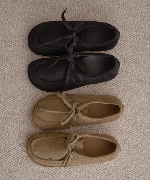 stitch moccasin flat shoes / ステッチモカシンフラットシューズ