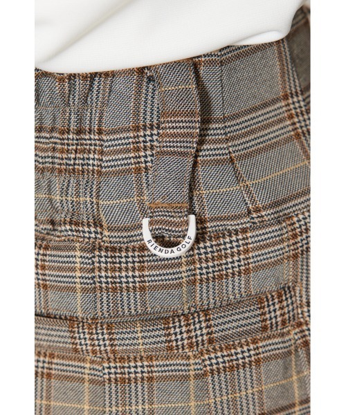 RIENDA GOLF】グレンチェックプリーツスカート 秋服 冬服（スカート