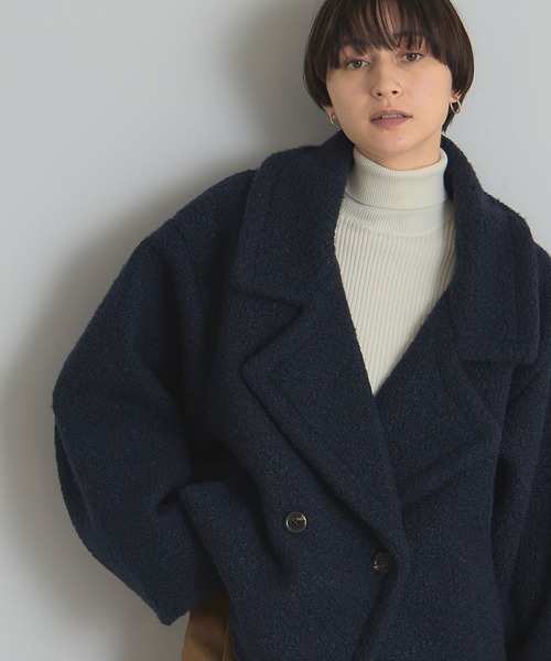 ブークレショートコート（ピーコート）｜&. NOSTALGIA（アンドドット