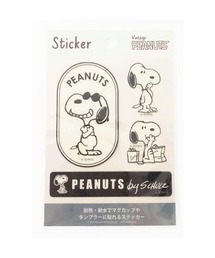 SNOOPY(スヌーピー)のスヌーピー 貼って剥がせる 耐熱・耐水ステッカー デイリーライフ S&C(ステッカー/テープ)