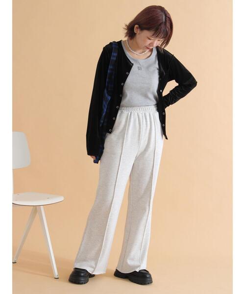 ehka sopo（エヘカソポ）の「前後2WAYベロアカーディガン（カーディガン/ボレロ・レディース・ブラック/ブラウン/キナリ・F）」の7枚目の写真