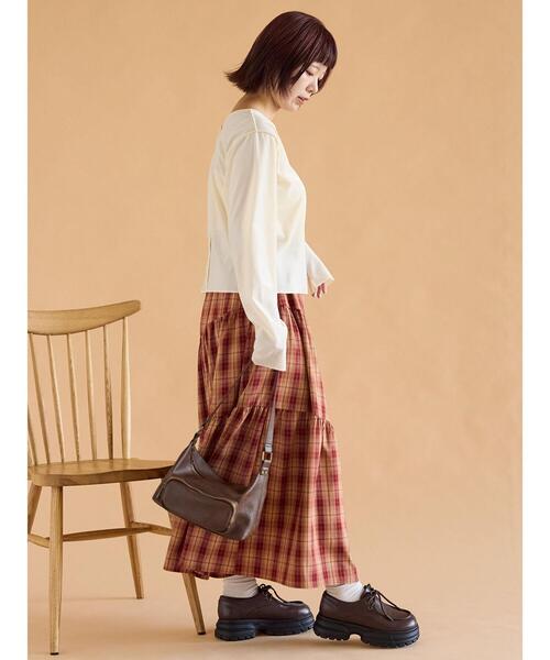 ehka sopo（エヘカソポ）の「前後2WAYベロアカーディガン（カーディガン/ボレロ・レディース・ブラック/ブラウン/キナリ・F）」の8枚目の写真