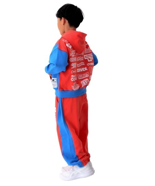 CONVEX（コンベックス）の「ﾊﾞｲｶﾗｰ ｽｳｪｯﾄP（その他パンツ・キッズ・レッド/ネイビー・160cm/150cm/140cm/130cm/120cm）」の2枚目の写真