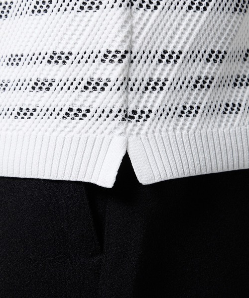 HIDEAWAYS NICOLE(ハイダウェイニコル)の「【WEB限定】バイアスダブルフェイス クルーネックニット(ニット/セーター・メンズ・ブラック/オフホワイト/ブラック系その他/ブルー系その他/ホワイト系その他・MEDIUM/LARGE/X-LARGE)」の13枚目の写真