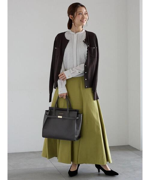 Te chichi（テチチ）の「ポイントベルトハンドBAG（ハンドバッグ・レディース・キャメル/グレー・F）」の3枚目の写真