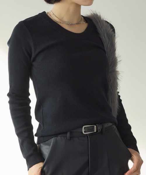 クルーネックニット（ニット/セーター）｜KUREN（クレン）の