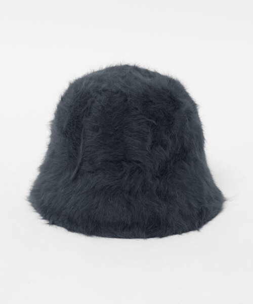 UNITED ARROWS(ユナイテッドアローズ)の「ヘアリー ベルハット(ハット・レディース・オフホワイト/ダークグレー・FREE)」の5枚目の写真