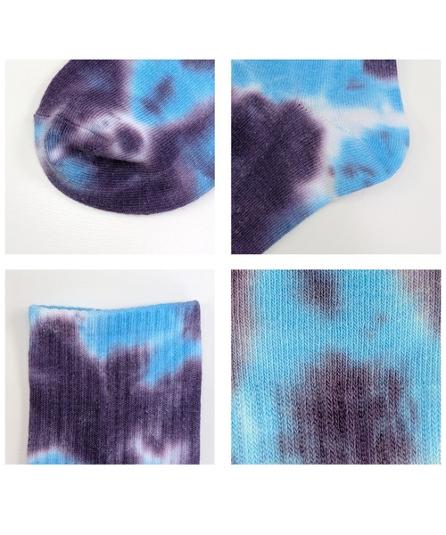 box408（ボックスヨンマルハチ）の「【5足セット】タイダイ染め ミドル丈 ソックス（ソックス/靴下・メンズ・A・X-SMALL/SMALL/MEDIUM/LARGE）」の7枚目の写真