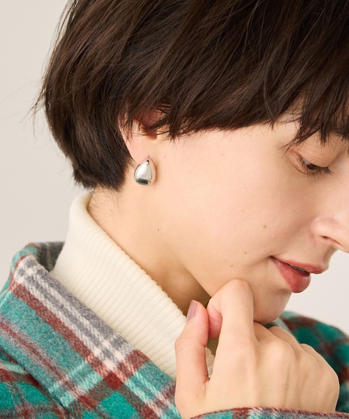 ROPE' PICNIC（ロペピクニック）の「ボリュームメタルピアス（ピアス（両耳用）・レディース・シルバー/ゴールド・FREE）」の8枚目の写真