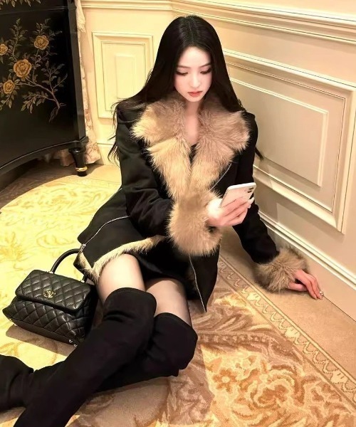 セール】エコファーライダージャケット（ライダースジャケット