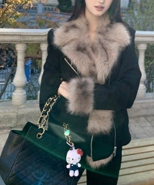 d.i.a. ダイヤ　ライダース　フェイクファー　ジャケット　ギャル d.i.a. ダイヤ ライダース フェイクファー ジャケット ギャル d.i.a.