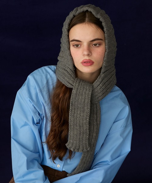 BONLECILL Marche】バラクラバ風 フード付きマフラー（マフラー