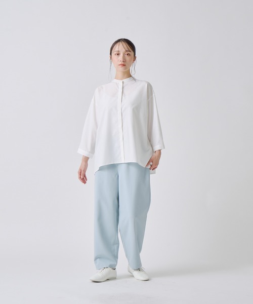 Kelen(ケレン)の「「KELEN / ケレン」バックプリーツブラウス(シャツ/ブラウス・レディース・ブラック/サックスブルー/オフホワイト/ベージュ・S/M)」の10枚目の写真