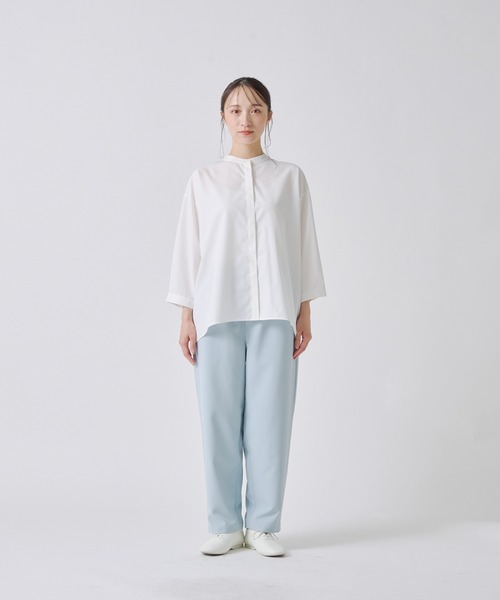 Kelen(ケレン)の「「KELEN / ケレン」バックプリーツブラウス(シャツ/ブラウス・レディース・ブラック/サックスブルー/オフホワイト/ベージュ・S/M)」の16枚目の写真