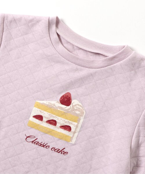 apres les cours(アプレレクール)の「ハート&ケーキモチーフキルトパジャマ(ルームウェア/パジャマ・キッズ・ピンク/オフホワイト・80/90/100/110/120/130)」の17枚目の写真